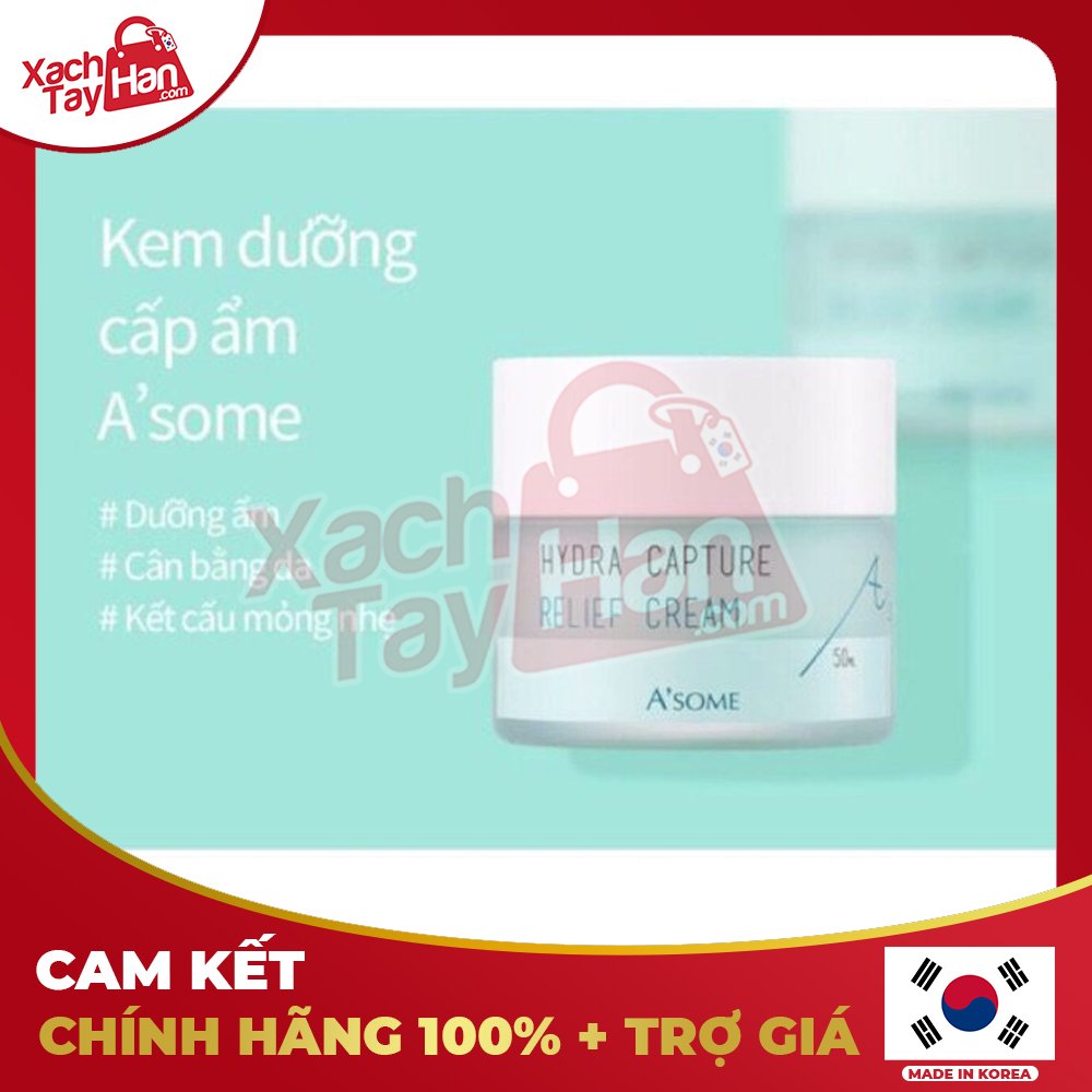 ASOME RELIEF CREAM Kem cấp nước dưỡng ẩm hộp 50ml