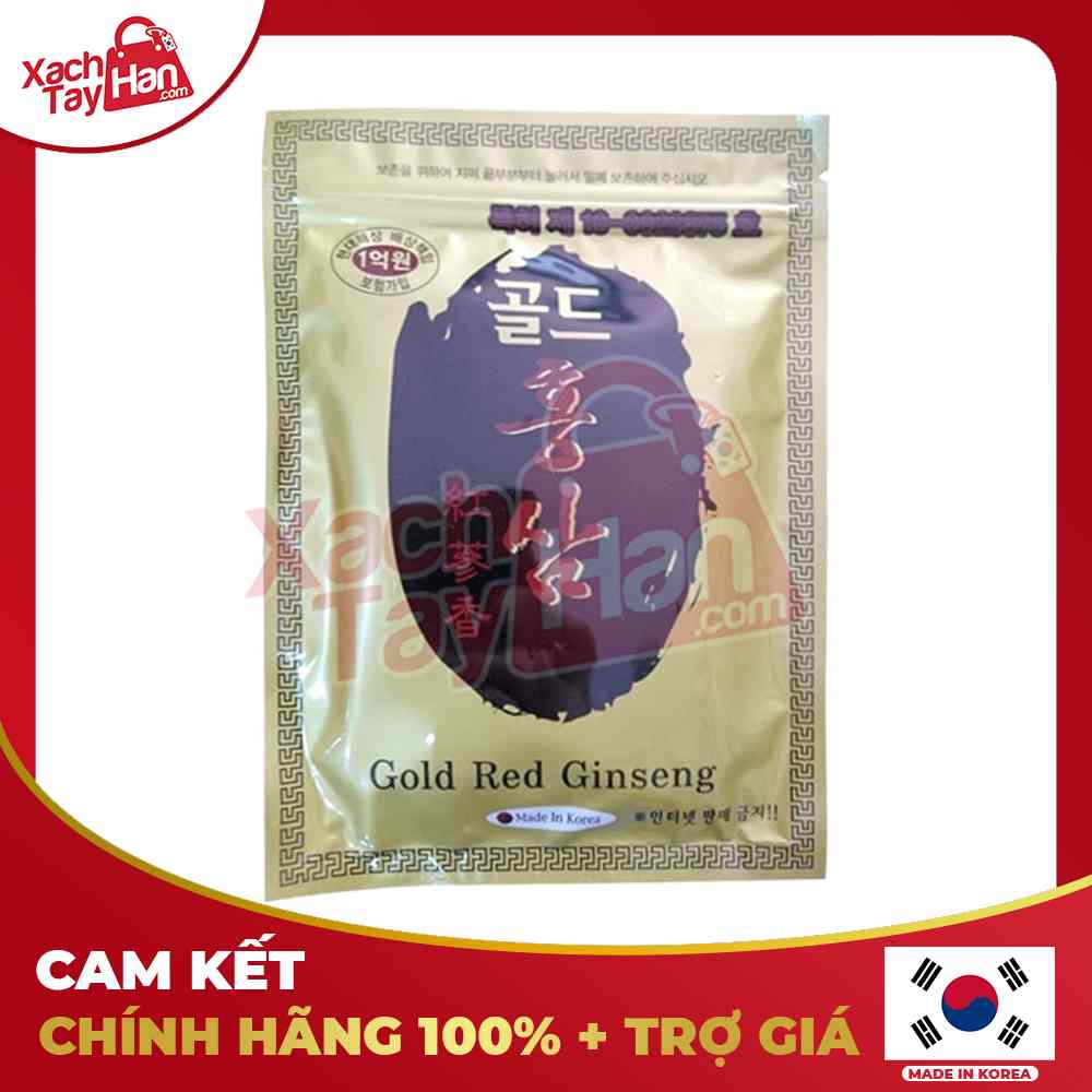 Cao Dán Sâm Nội Địa Hàn Quốc LÒNG ĐEN GOLD RED GINSENG bịch 20 miếng