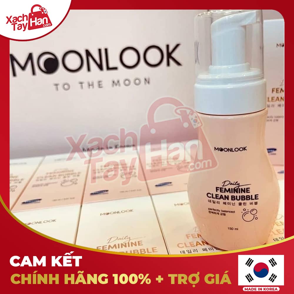Dung dịch vệ sinh Moonlook bọt tuyết