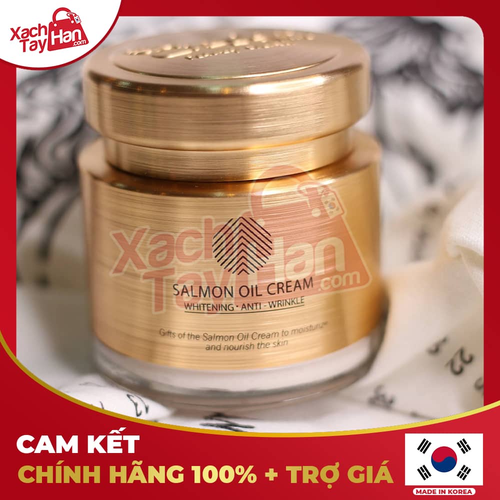 Kem dưỡng cá hồi Hàn Quốc Cre8skin Salmon Oil Cream 80g