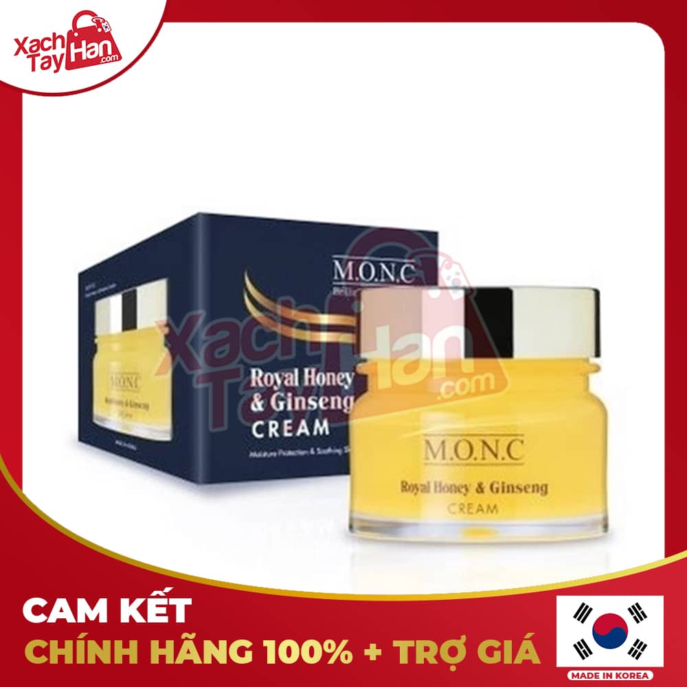 Kem dưỡng da chiết suất nhân sâm mật ong M.O.N.C