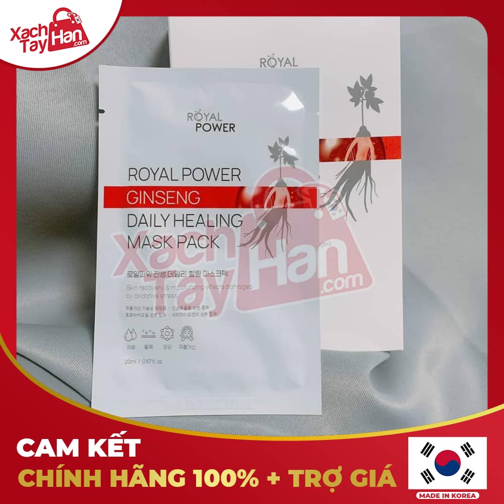 Mặt nạ tinh chất hồng sâm hoàng gia Hàn Quốc Royal Power