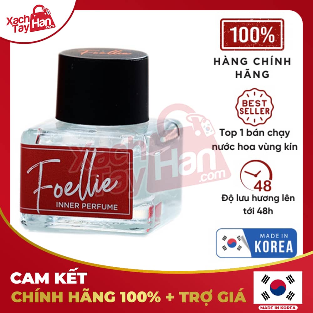 Nước Hoa Vùng Kín Foellie Eau De Bébé Inner Perfume 5ml Hương Phấn Baby Thơm Điệu