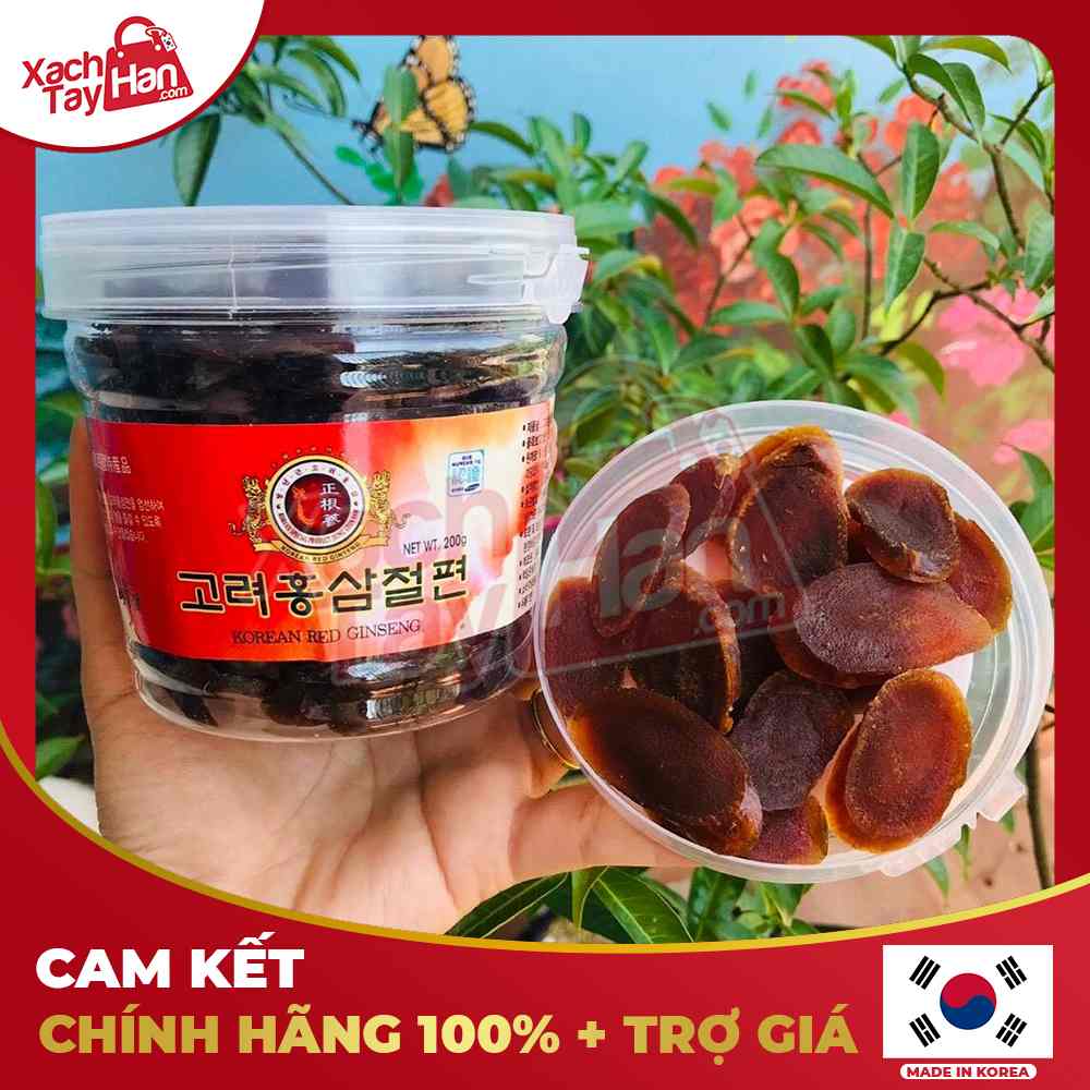 Sâm lát tẩm mật ong 6 năm tuổi Hàn Quốc (không có hộp giấy)
