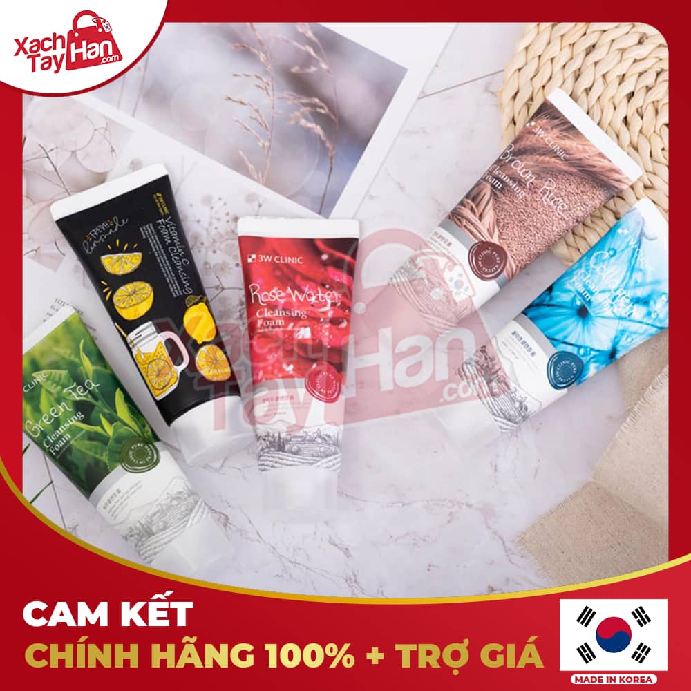 Sữa Rửa Mặt 3W Clinic Cleansing Foam (100ml)